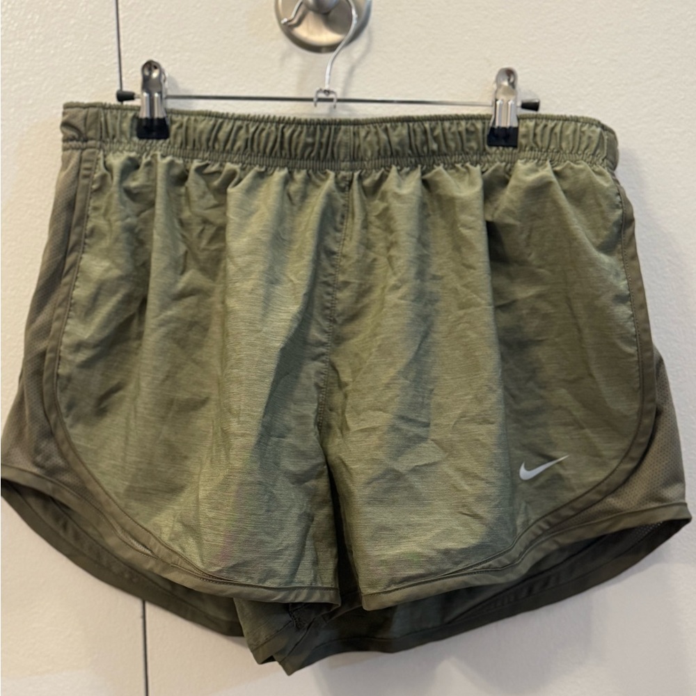 Dri Fit Nike Women's Olive Green Shorts